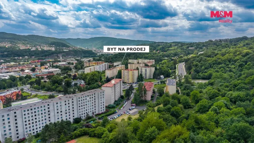 Prodej bytu 2+kk, Ústí nad Labem - Krásné Březno, Přemyslovců, 47 m2