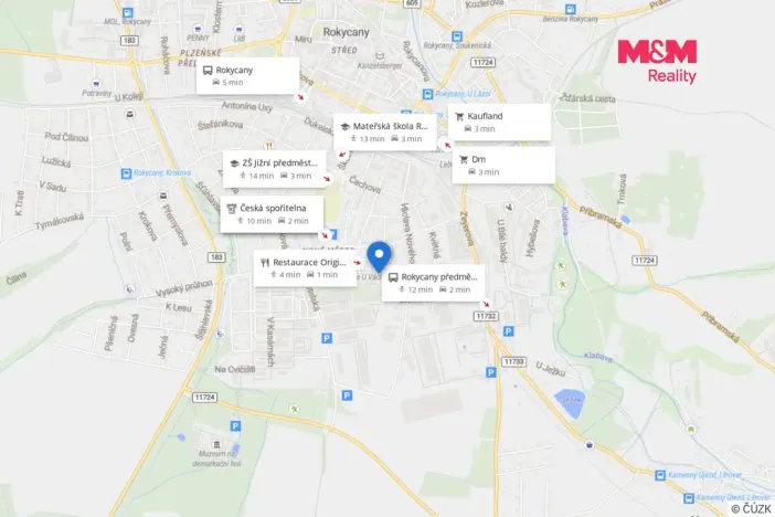 Pronájem bytu 3+1, Rokycany - Nové Město, Barákova, 72 m2