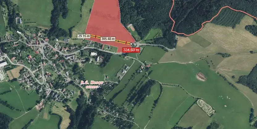 Prodej pozemku pro bydlení, Kosov, 11344 m2