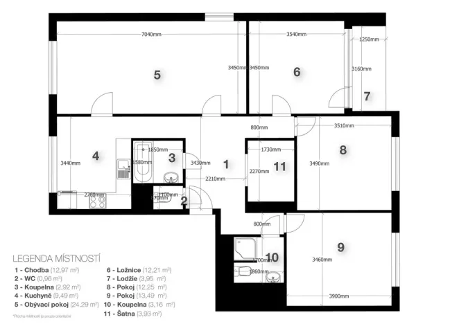 Prodej bytu 4+1, Tachov, Žižkova, 103 m2