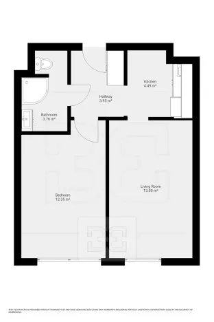 Pronájem bytu 2+kk, Kladno, Holandská, 38 m2