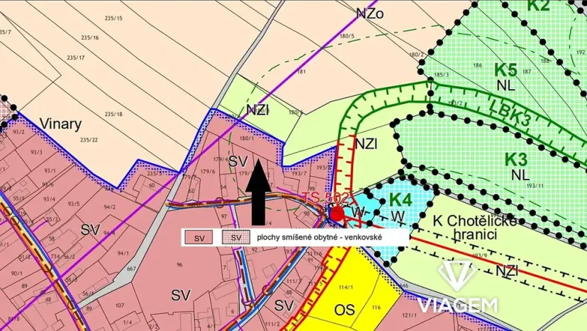 Prodej pozemku pro bydlení, Vinary, 1579 m2