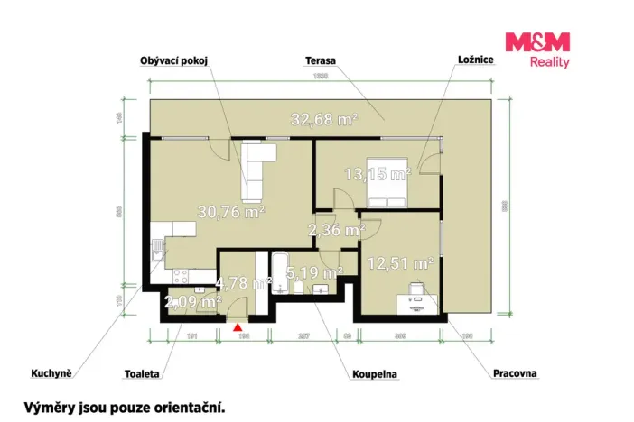 Prodej bytu 3+kk, Praha - Vysočany, Sousedíkova, 72 m2