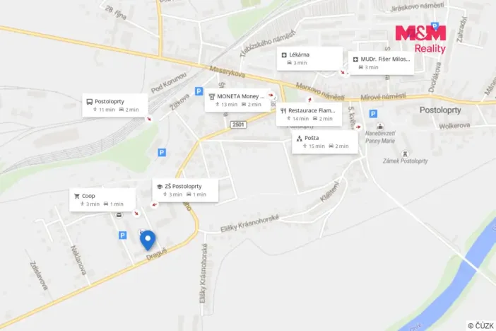 Prodej bytu 2+1, Postoloprty, Draguš, 53 m2