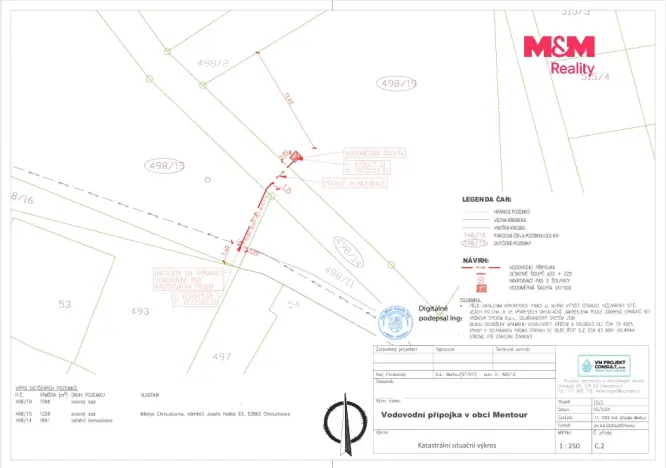Prodej pozemku pro bydlení, Chroustovice - Mentour, 1596 m2