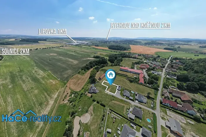 Prodej pozemku pro bydlení, Rychnov nad Kněžnou, 1163 m2