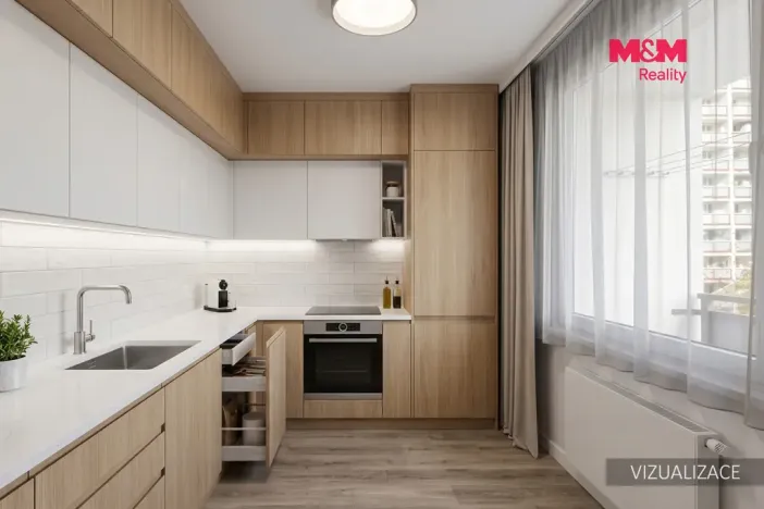 Prodej bytu 3+1, Kladno - Kročehlavy, Benešovská, 62 m2