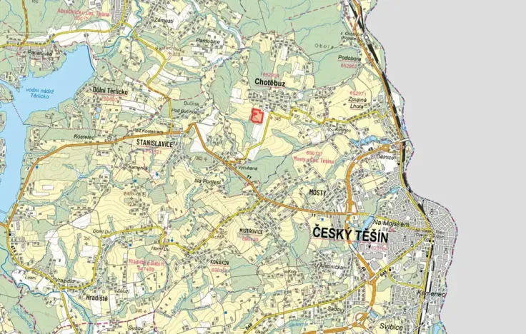 Prodej louky, Chotěbuz, 53048 m2
