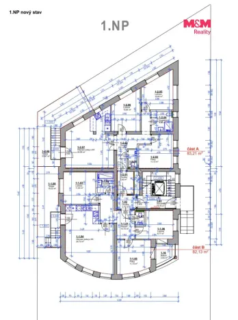 Prodej bytu 5+1, Praha - Hlubočepy, Pod třešněmi, 164 m2