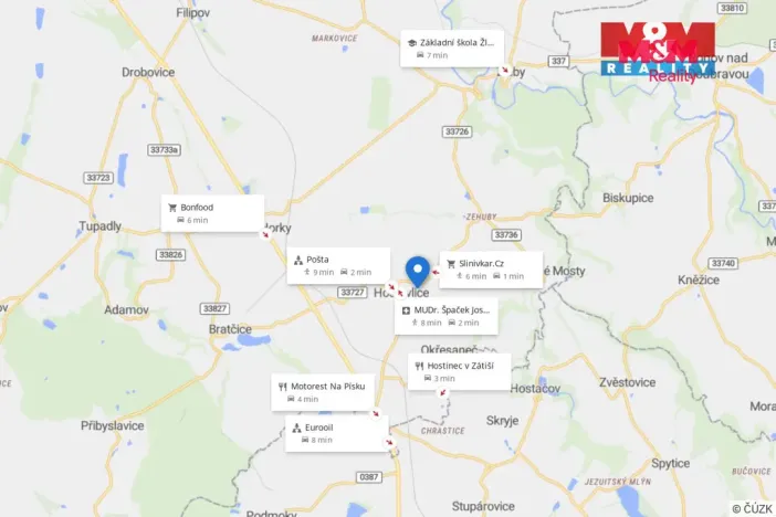 Prodej pozemku pro bydlení, Hostovlice, 1119 m2