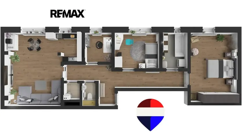 Pronájem bytu 4+kk, Česká Lípa, Jiráskova, 85 m2