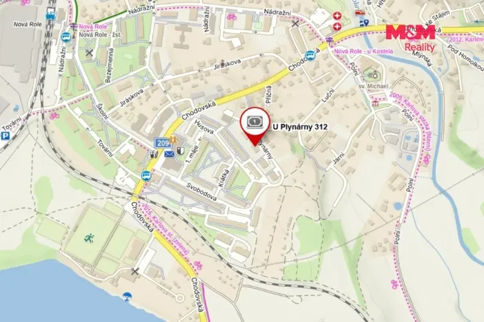 Pronájem bytu 1+1, Nová Role, U Plynárny, 38 m2