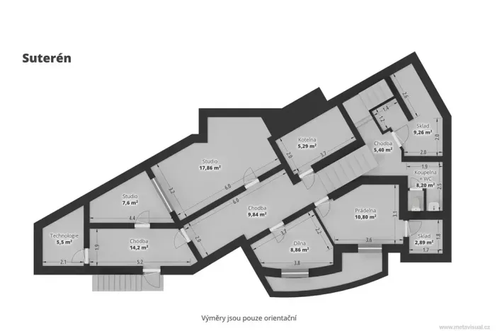 Prodej rodinného domu, Černošice, Dobřichovická, 560 m2