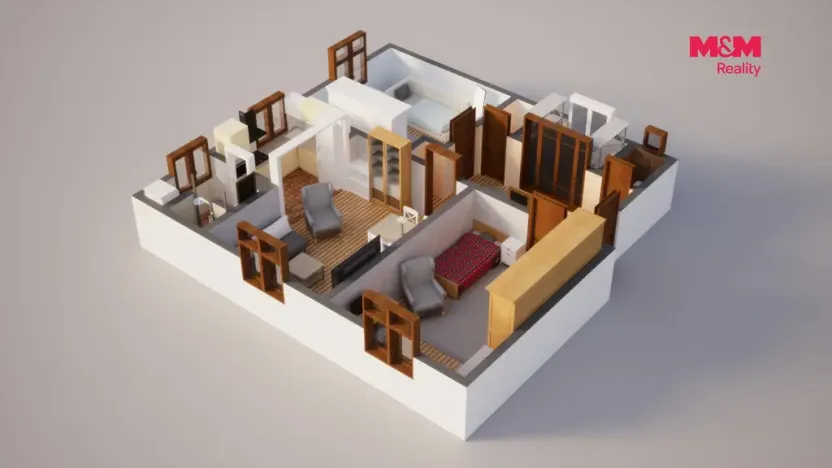Prodej bytu 3+1, Ústí nad Labem - Klíše, Na Spálence, 71 m2