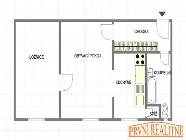 Prodej bytu 2+1, Veselí nad Moravou, Rumunská, 58 m2