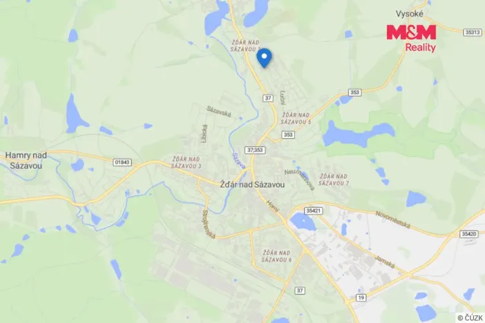 Pronájem bytu 2+1, Žďár nad Sázavou - Žďár nad Sázavou 2, Srázná, 58 m2