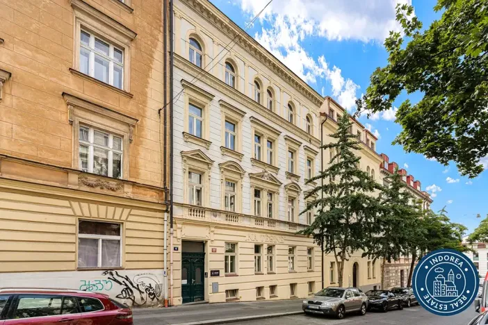 Pronájem bytu 2+kk, Praha - Vinohrady, Máchova, 32 m2