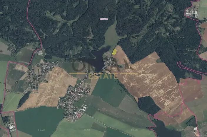 Prodej pole, Rosovice, 1882 m2