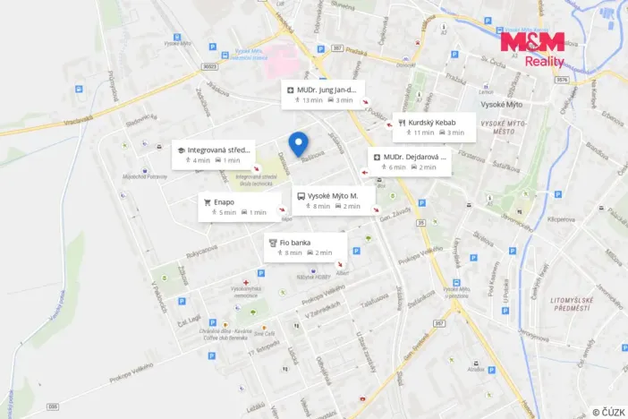 Prodej bytu 3+1, Vysoké Mýto - Pražské Předměstí, Rašínova, 62 m2