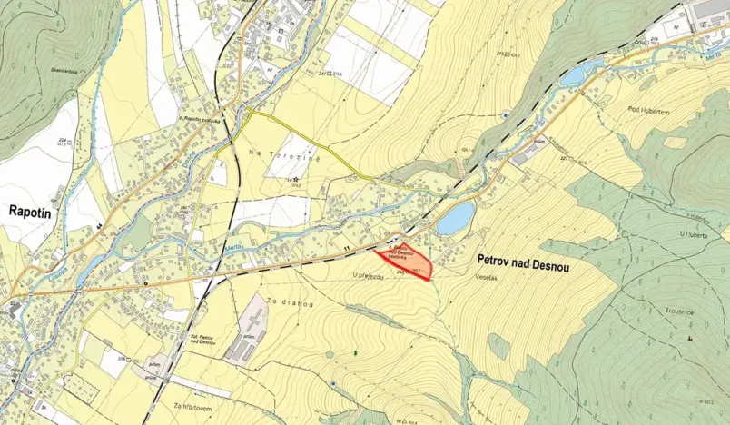 Prodej pole, Petrov nad Desnou, 9848 m2
