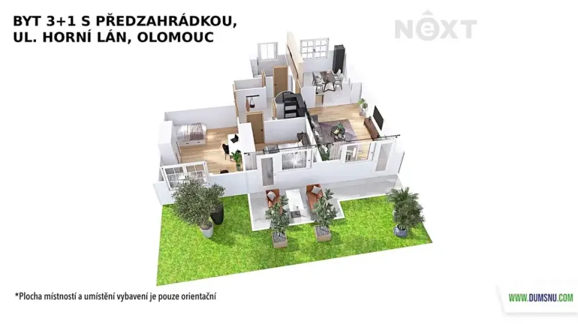 Prodej bytu 3+1, Olomouc, Horní lán, 97 m2
