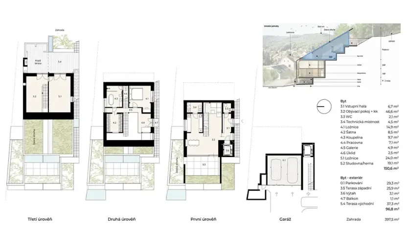 Prodej bytu 5+kk, Lelekovice, Zahumení, 151 m2
