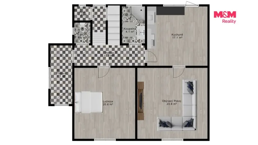 Pronájem rodinného domu, Jindřichův Hradec - Jindřichův Hradec III, U Nemocnice, 164 m2