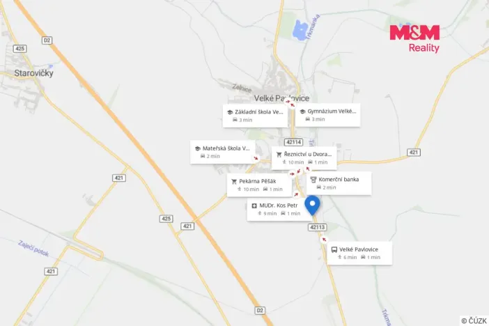 Prodej bytu 3+1, Velké Pavlovice, Nádražní, 75 m2