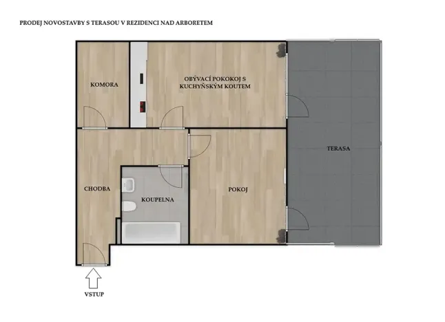 Pronájem bytu 2+kk, Brno, třída Generála Píky, 84 m2