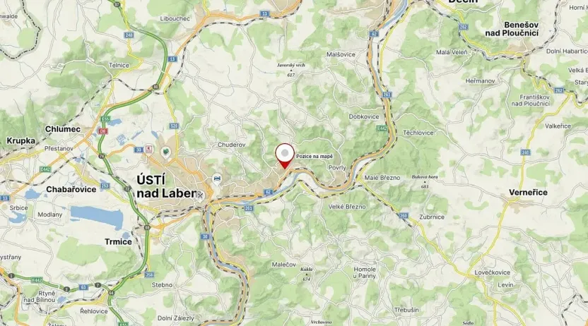Prodej pozemku, Ústí nad Labem - Mojžíř, 450 m2