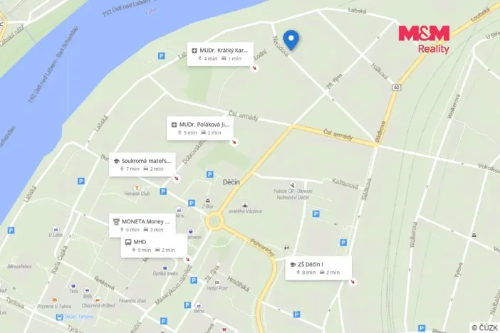 Prodej bytu 3+1, Děčín - Děčín I-Děčín, Nerudova, 88 m2