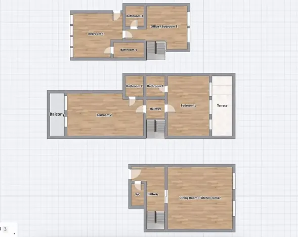 Pronájem bytu 5+kk, Praha - Vinohrady, Balbínova, 186 m2