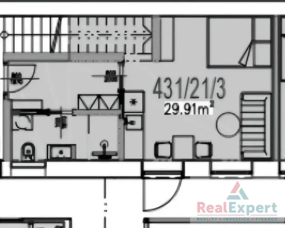 Pronájem bytu 1+kk, Praha - Vinohrady, Máchova, 30 m2