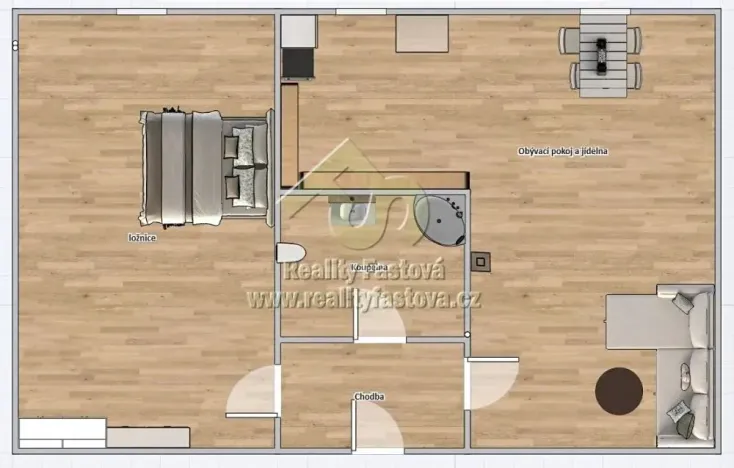 Prodej bytu 2+1, Rokycany, Mládežníků, 58 m2