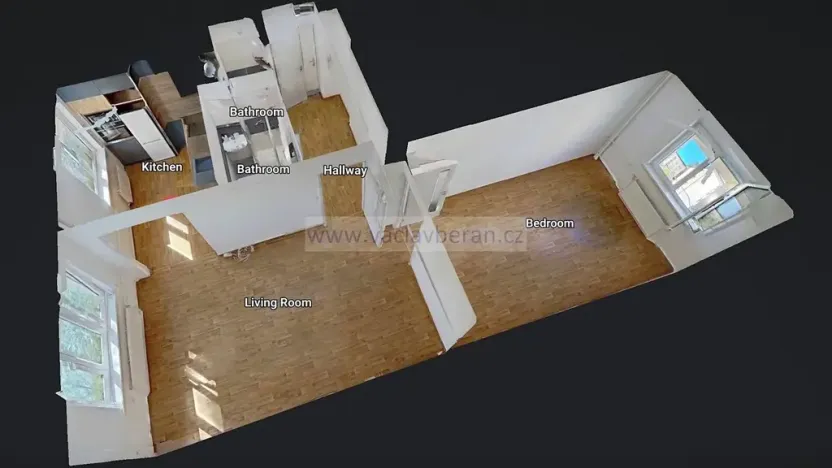 Pronájem bytu 2+1, Česká Třebová, Tykačova, 51 m2