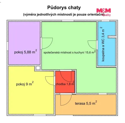 Prodej chaty, Trojanovice, 40 m2