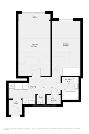 Pronájem bytu 2+1, Praha - Nusle, Na Pankráci, 50 m2