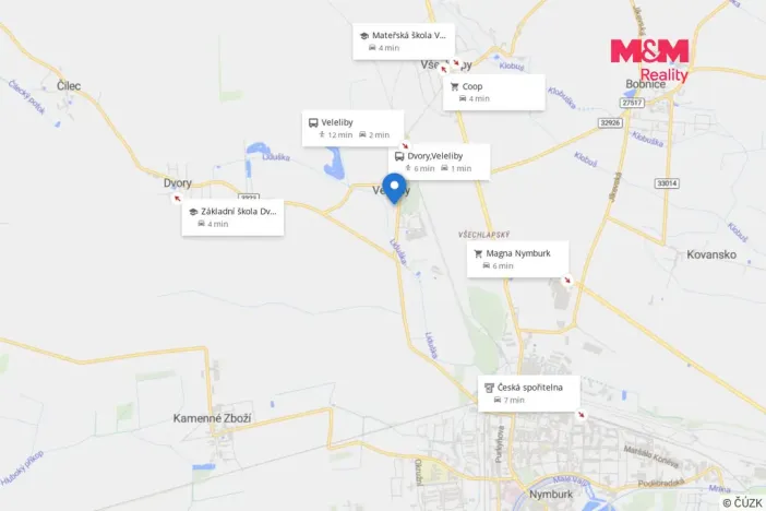 Prodej pozemku pro bydlení, Dvory - Veleliby, 618 m2