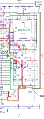 Pronájem bytu 2+kk, Liberec, Moskevská, 51 m2