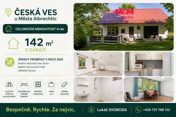 Prodej chaty, Město Albrechtice - Česká Ves, 142 m2