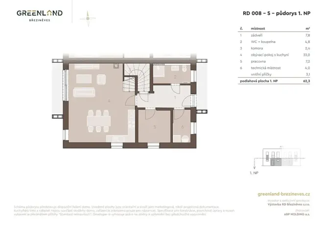 Prodej rodinného domu, Praha - Březiněves, Drozdí, 127 m2
