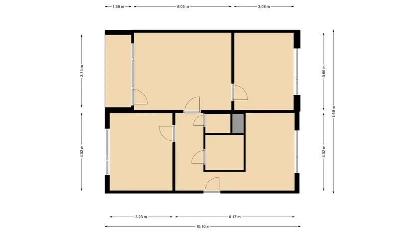 Pronájem bytu 3+1, Stráž pod Ralskem, Mimoňská, 70 m2