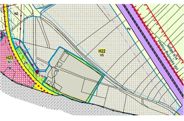 Prodej komerčního pozemku, Štětí, 7249 m2