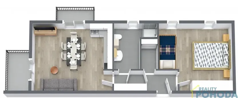 Prodej apartmánu, Dolní Morava, 58 m2