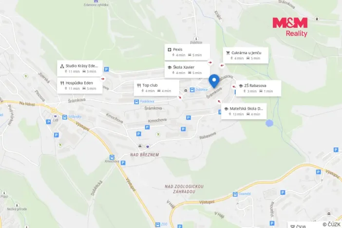 Pronájem bytu 2+kk, Ústí nad Labem - Severní Terasa, Rabasova, 42 m2