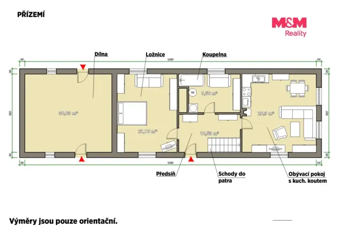 Prodej zemědělské usedlosti, Neurazy - Soběsuky, 138 m2