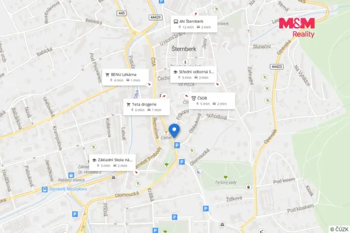 Pronájem bytu 2+kk, Šternberk, Olomoucká, 68 m2