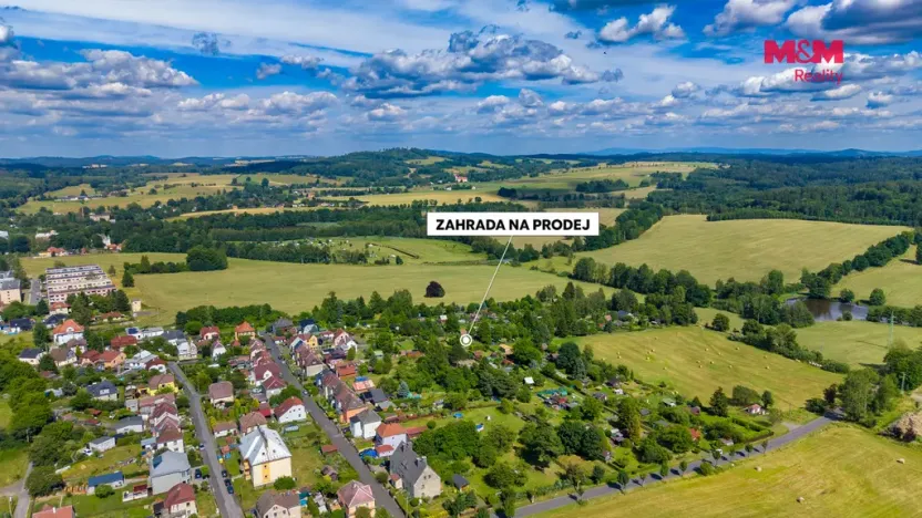 Prodej zahrady, Šluknov, 403 m2