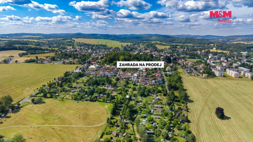 Prodej zahrady, Šluknov, 403 m2