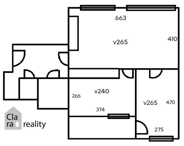 Pronájem bytu 3+kk, Praha - Podolí, Jeremenkova, 72 m2